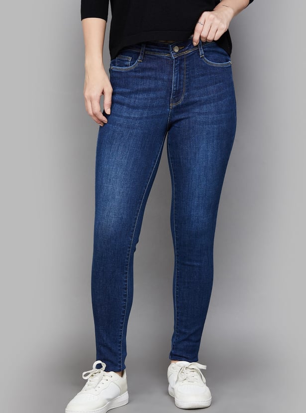 KRAUS Washed Skinny Fit Jeans