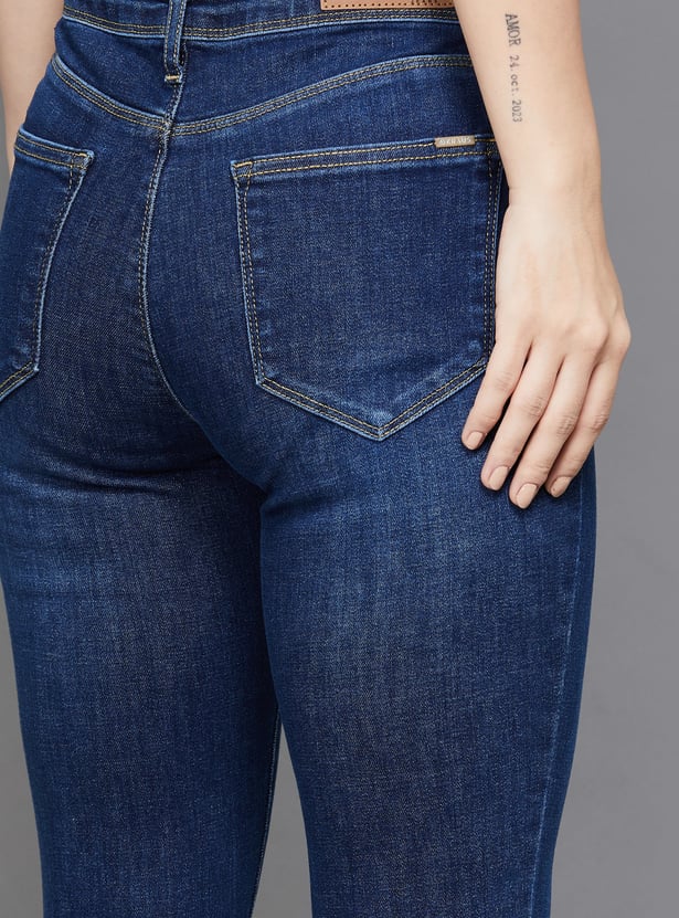 KRAUS Washed Skinny Fit Jeans