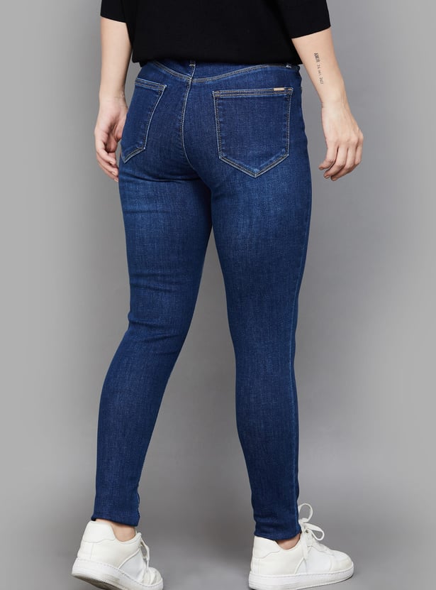 KRAUS Washed Skinny Fit Jeans