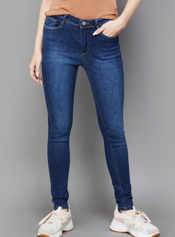 KRAUS Washed Skinny Fit Jeans