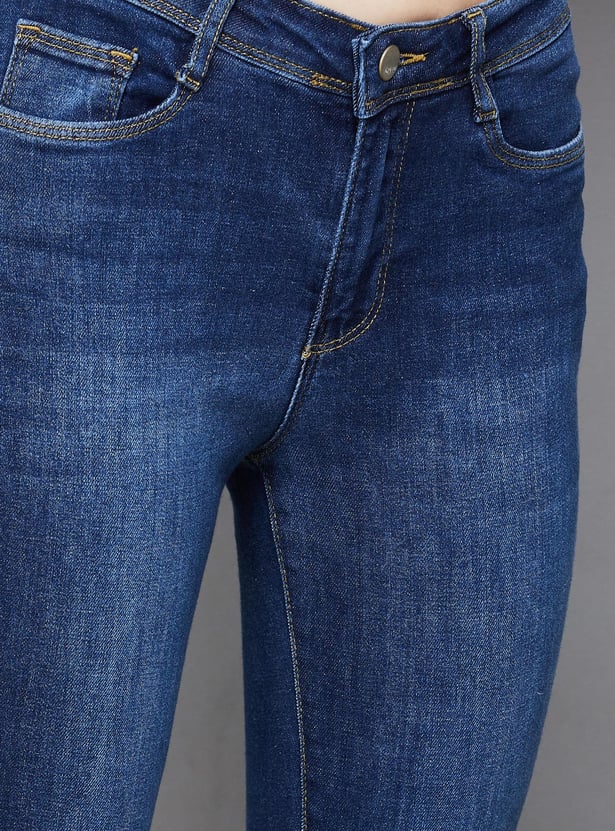 KRAUS Washed Skinny Fit Jeans