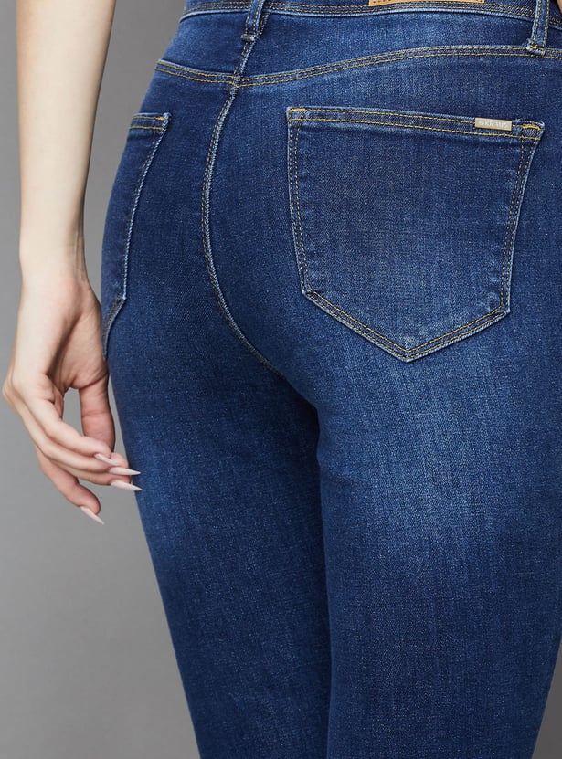 KRAUS Washed Skinny Fit Jeans