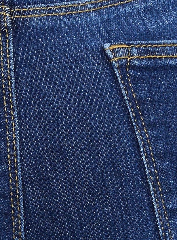 KRAUS Washed Skinny Fit Jeans