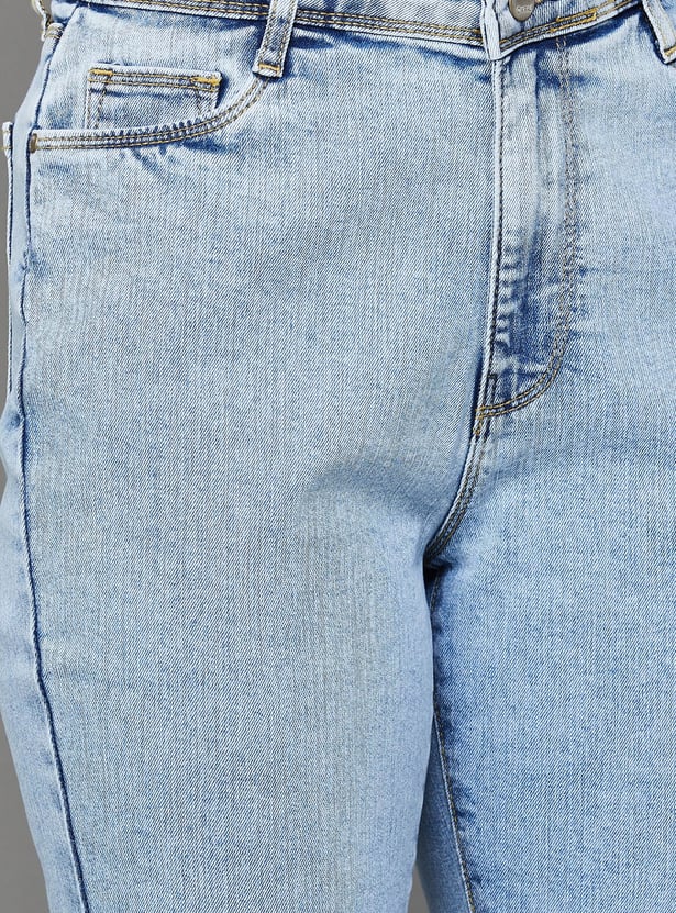 KRAUS Washed Skinny Fit Jeans