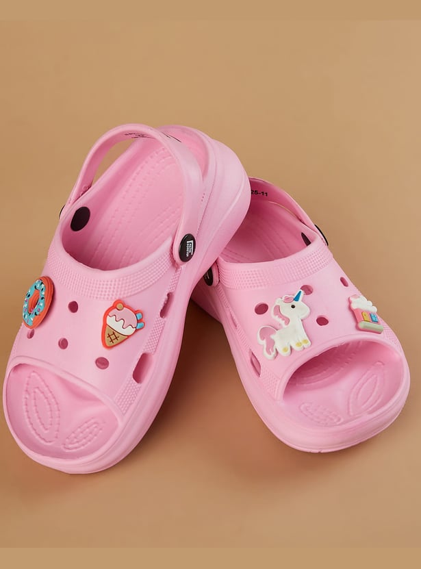 FAME FOREVER Girls Jibbitz-Charms Sandals