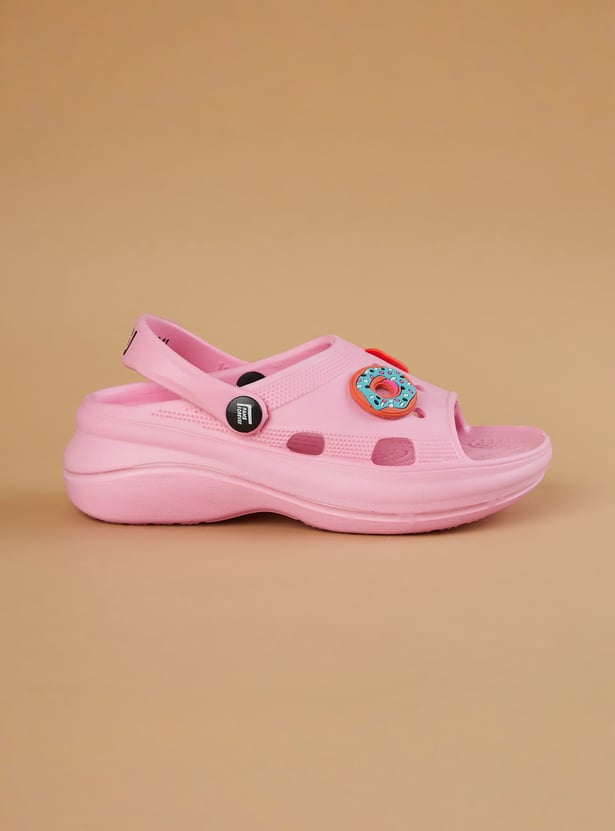 FAME FOREVER Girls Jibbitz-Charms Sandals