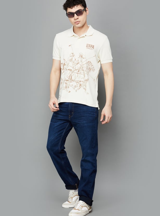 LEVI'S Washed Regular Straight Jeans
