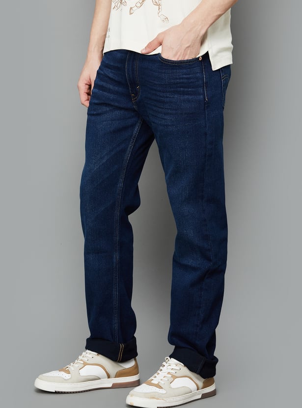 LEVI'S Washed Regular Straight Jeans