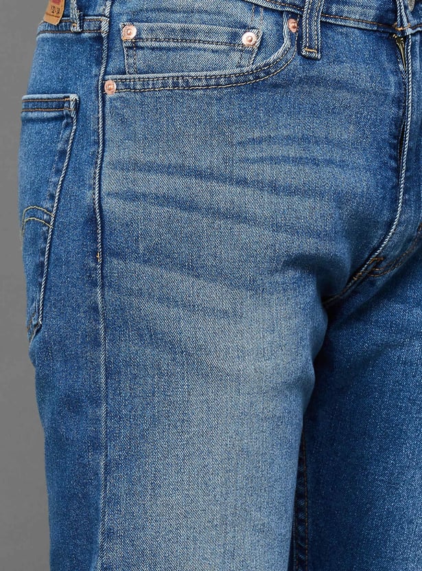 LEVI'S Washed Regular Straight Jeans