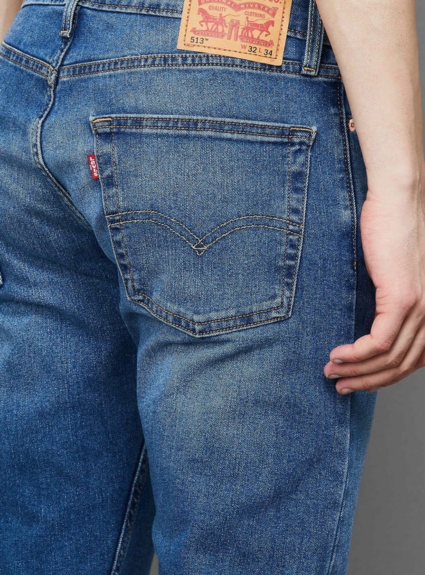 LEVI'S Washed Regular Straight Jeans
