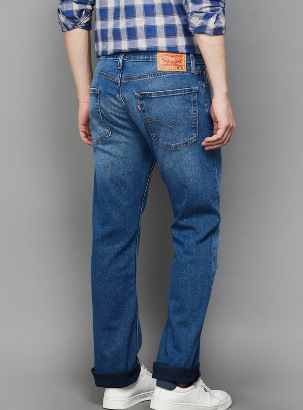 LEVI'S Washed Regular Straight Jeans