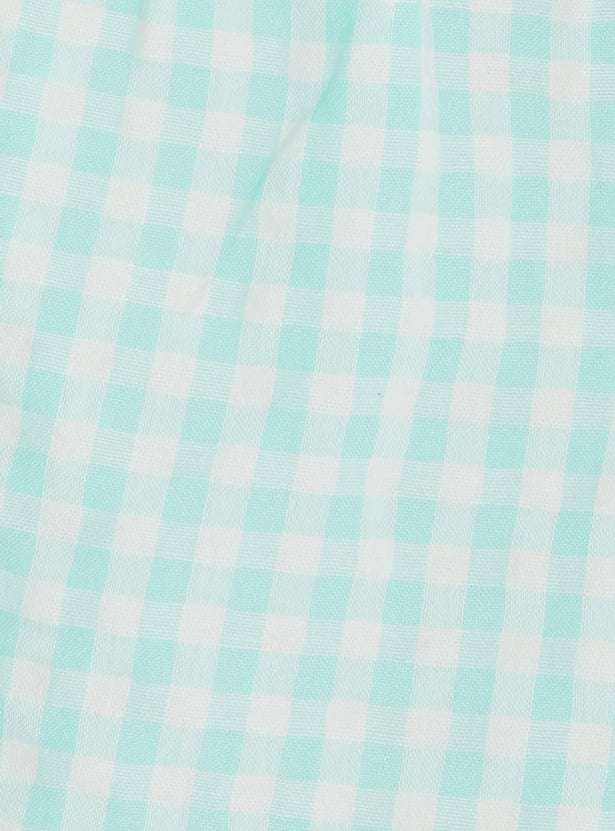 JUNIORS Girls Checked Elasticated Shorts