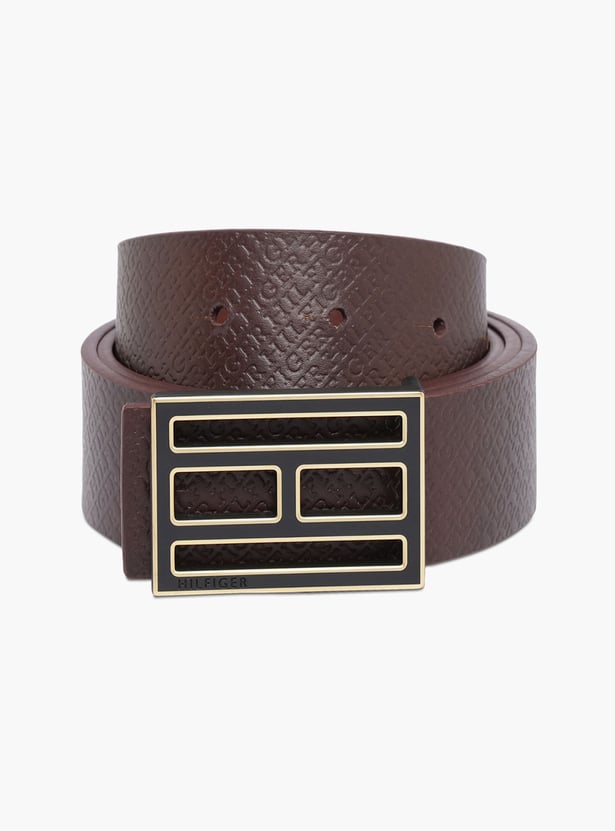 TOMMY HILFIGER Debossed Pattern Reversible Belt