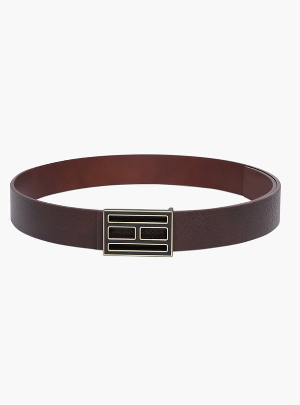 TOMMY HILFIGER Debossed Pattern Reversible Belt