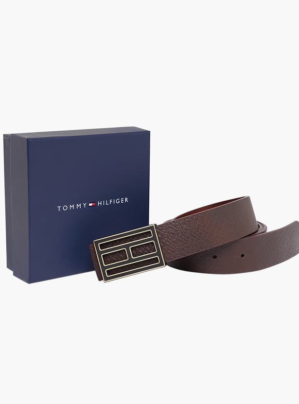 TOMMY HILFIGER Debossed Pattern Reversible Belt