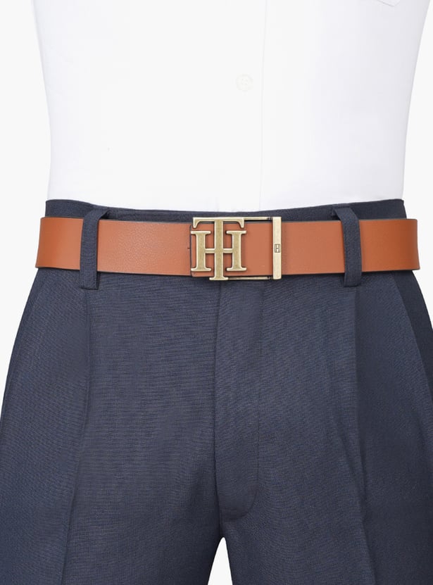 TOMMY HILFIGER Textured Reversible Belt