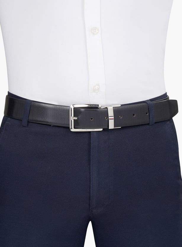TOMMY HILFIGER Textured Reversible Belt