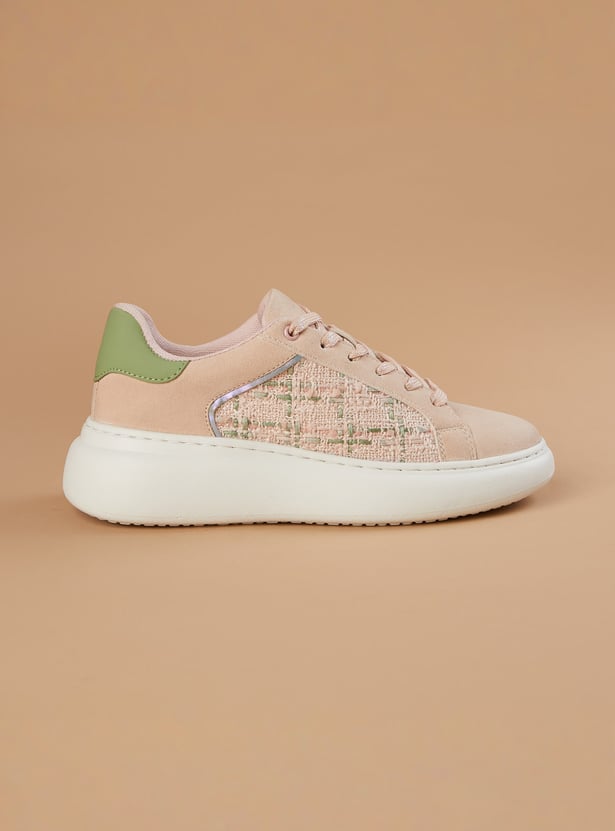 GINGER Embroidered Panel Sneakers