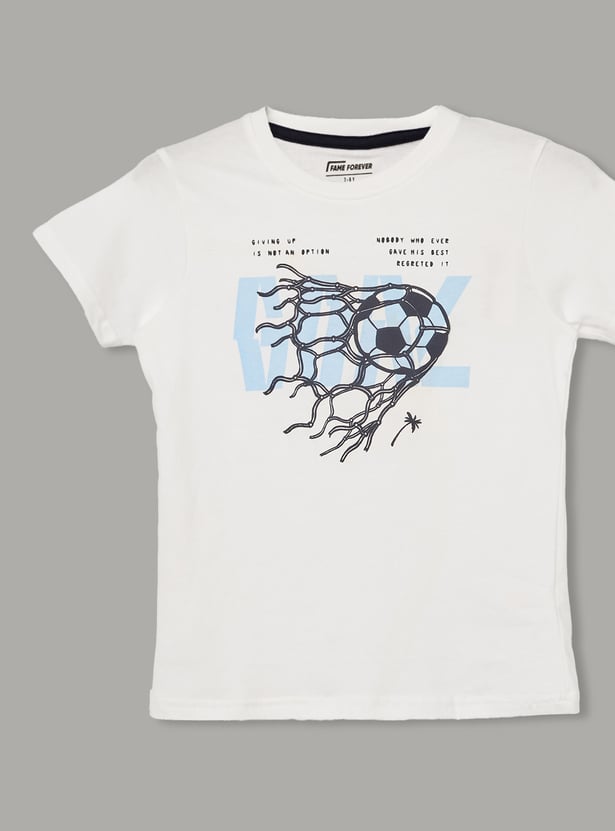 FAME FOREVER Boys Graphic Print T-shirt