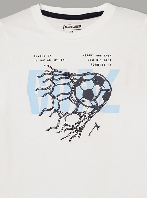 FAME FOREVER Boys Graphic Print T-shirt