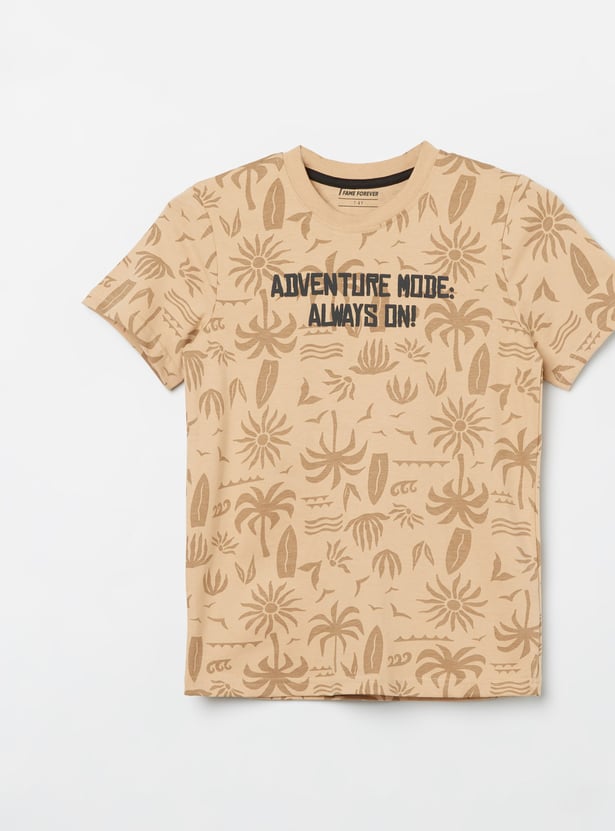 FAME FOREVER Boys Graphic Print T-shirt