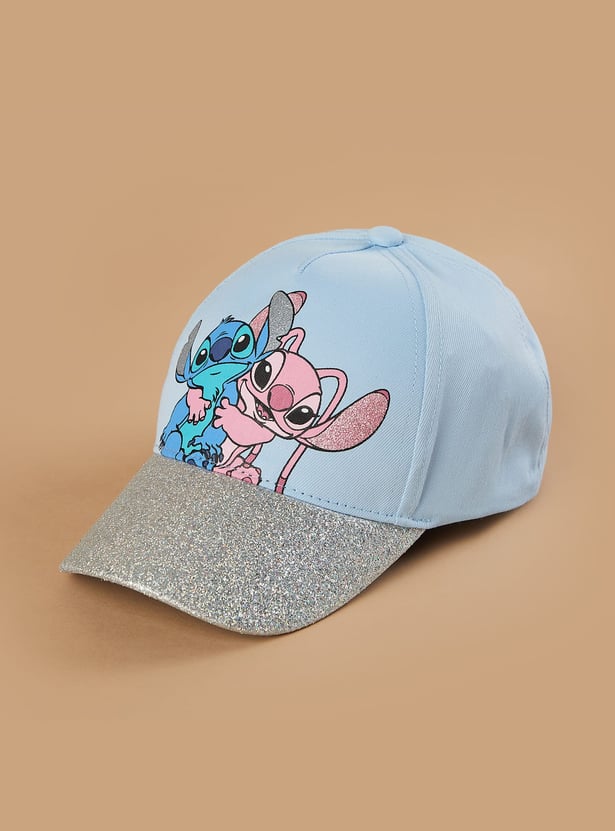 FAME FOREVER Lilo & Stitch Print Baseball Cap