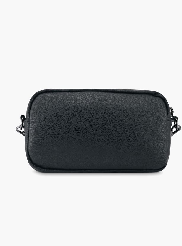 FASTRACK Zip-Zone Textured Sling Bag