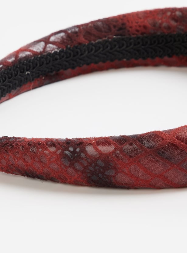 FAME FOREVER Patterned Headband