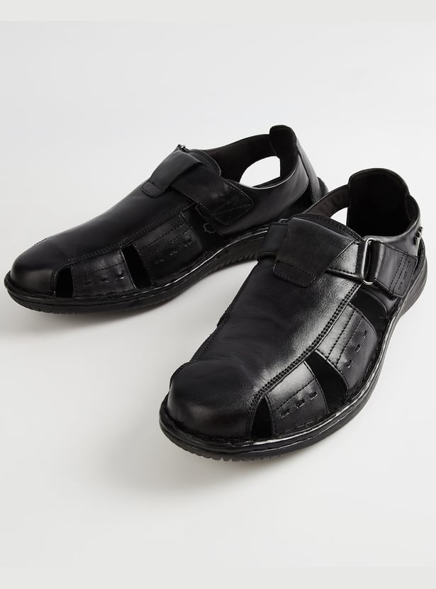 LEE COOPER Leather Fisherman Sandals