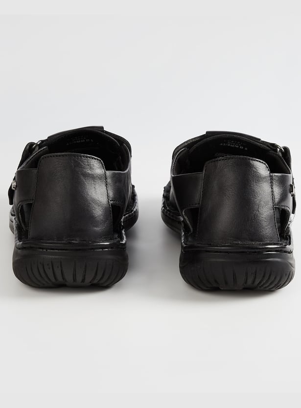 LEE COOPER Leather Fisherman Sandals