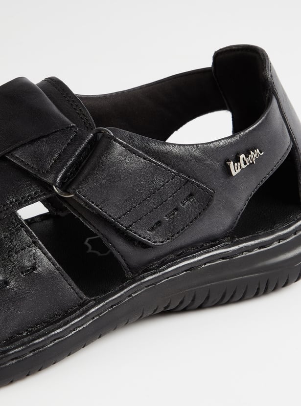 LEE COOPER Leather Fisherman Sandals