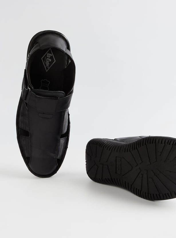 LEE COOPER Leather Fisherman Sandals