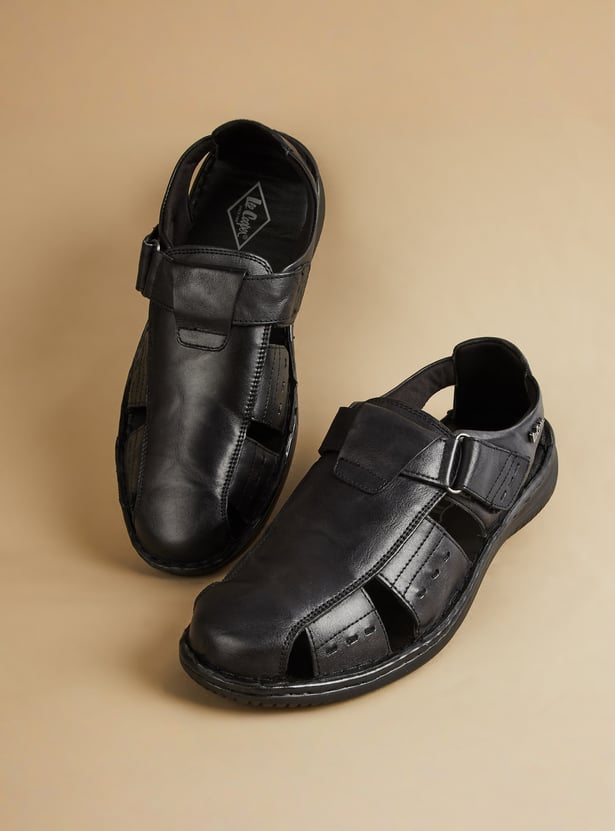 LEE COOPER Leather Fisherman Sandals