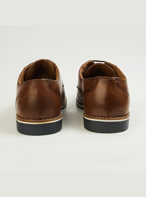 LEE COOPER Leather Derby Shoes