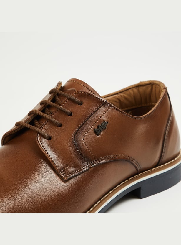 LEE COOPER Leather Derby Shoes