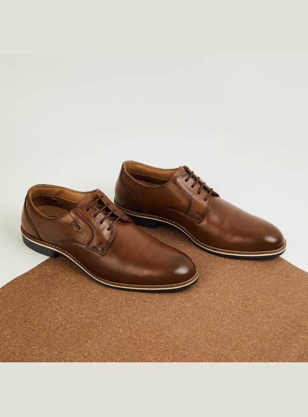 LEE COOPER Leather Derby Shoes