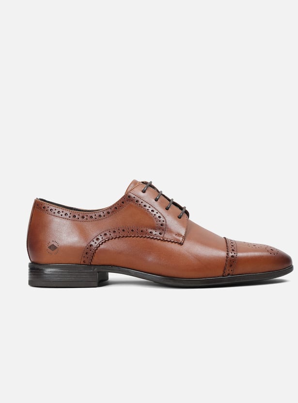LEE COOPER Leather Derby Shoes