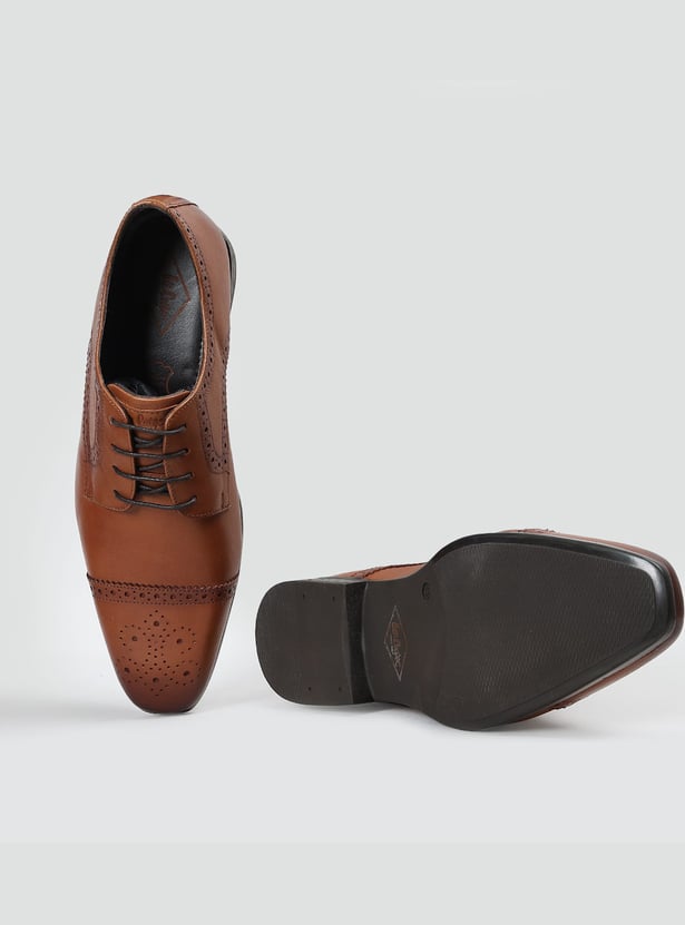 LEE COOPER Leather Derby Shoes