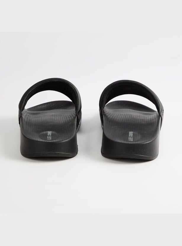 LEE COOPER Quilted Leather Slides