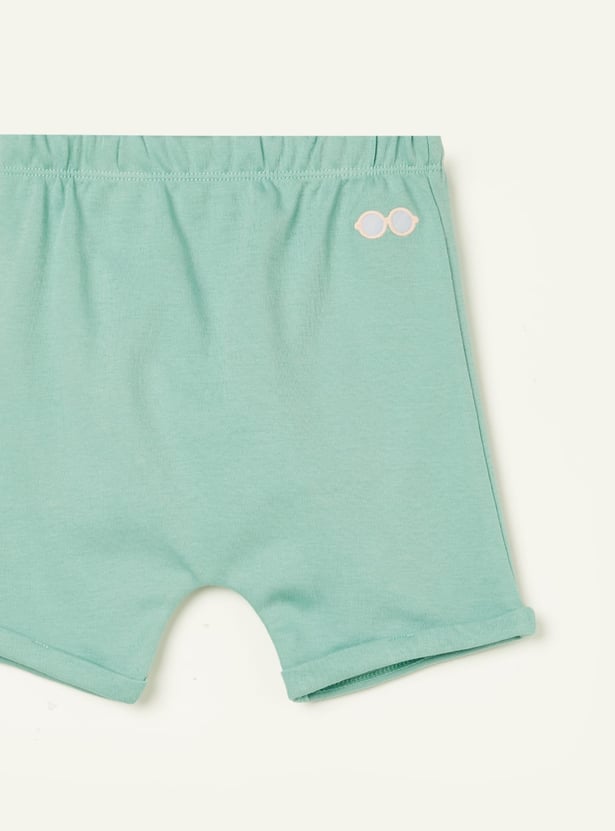 FS MINI KLUB Girls Assorted Shorts - Pack of 2