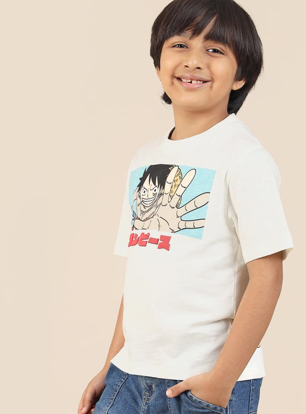 KIDSVILLE Boys Naruto Print T-shirt