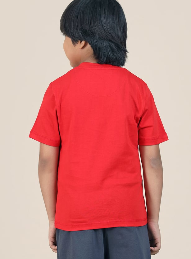 KIDSVILLE Boys One Piece Print T-shirt