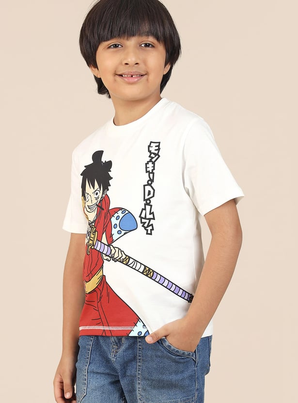 KIDSVILLE Boys One Piece Print T-shirt