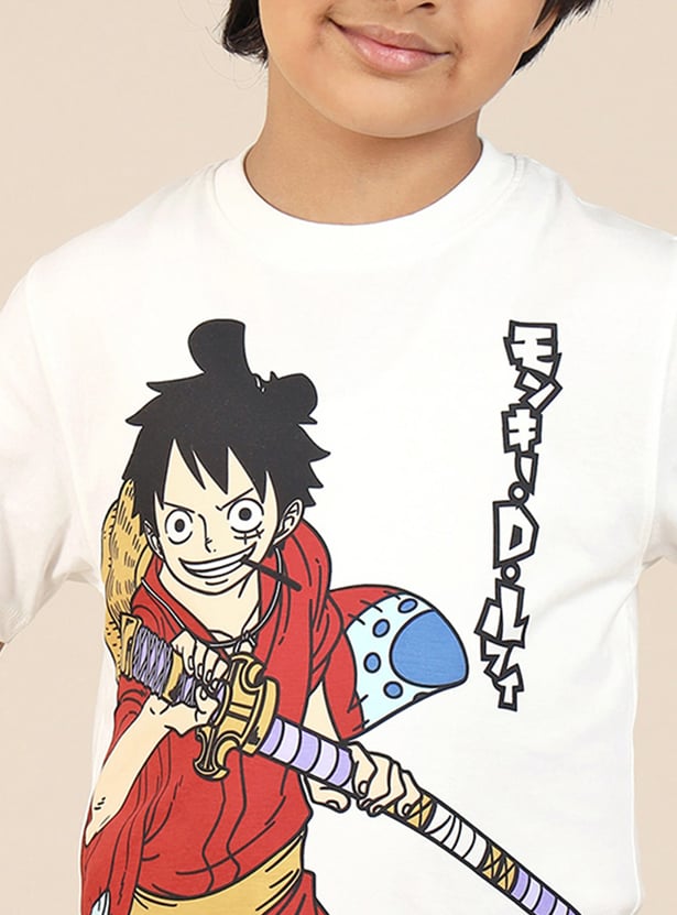 KIDSVILLE Boys One Piece Print T-shirt