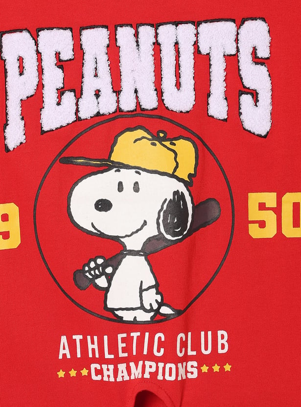 KIDSVILLE Girls Peanuts Print T-shirt