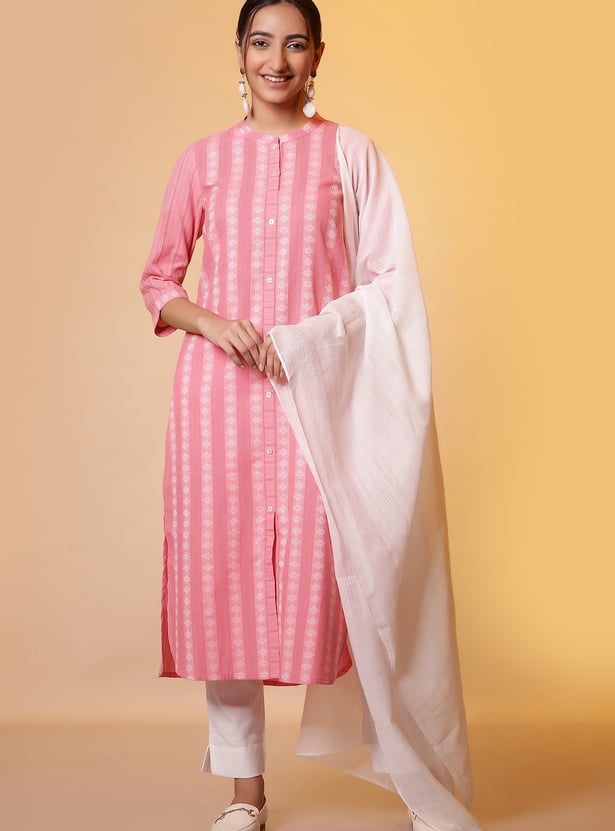 AURELIA Solid Sheer Dupatta