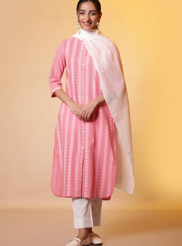 AURELIA Solid Sheer Dupatta