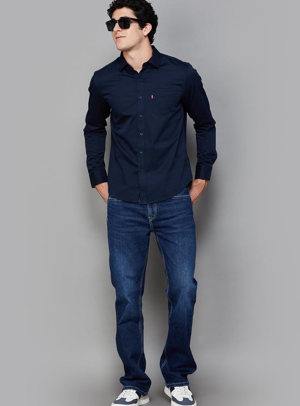 LEVI'S Solid Slim Fit Shirt