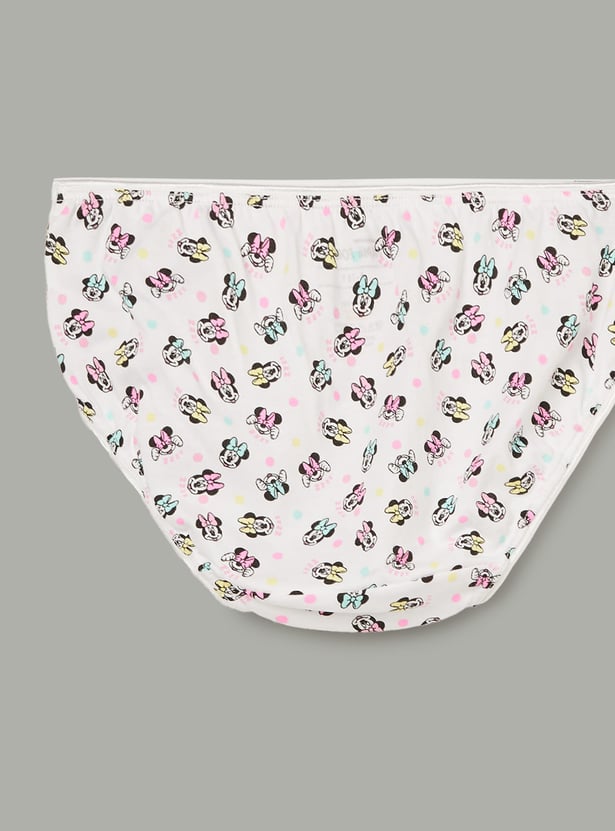 FAME FOREVER Girls Minnie Mouse Print Panties