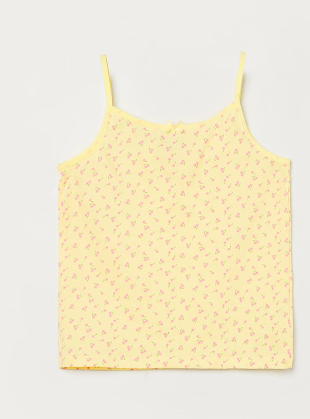 FAME FOREVER Girls Assorted Camisoles - Pack of 3